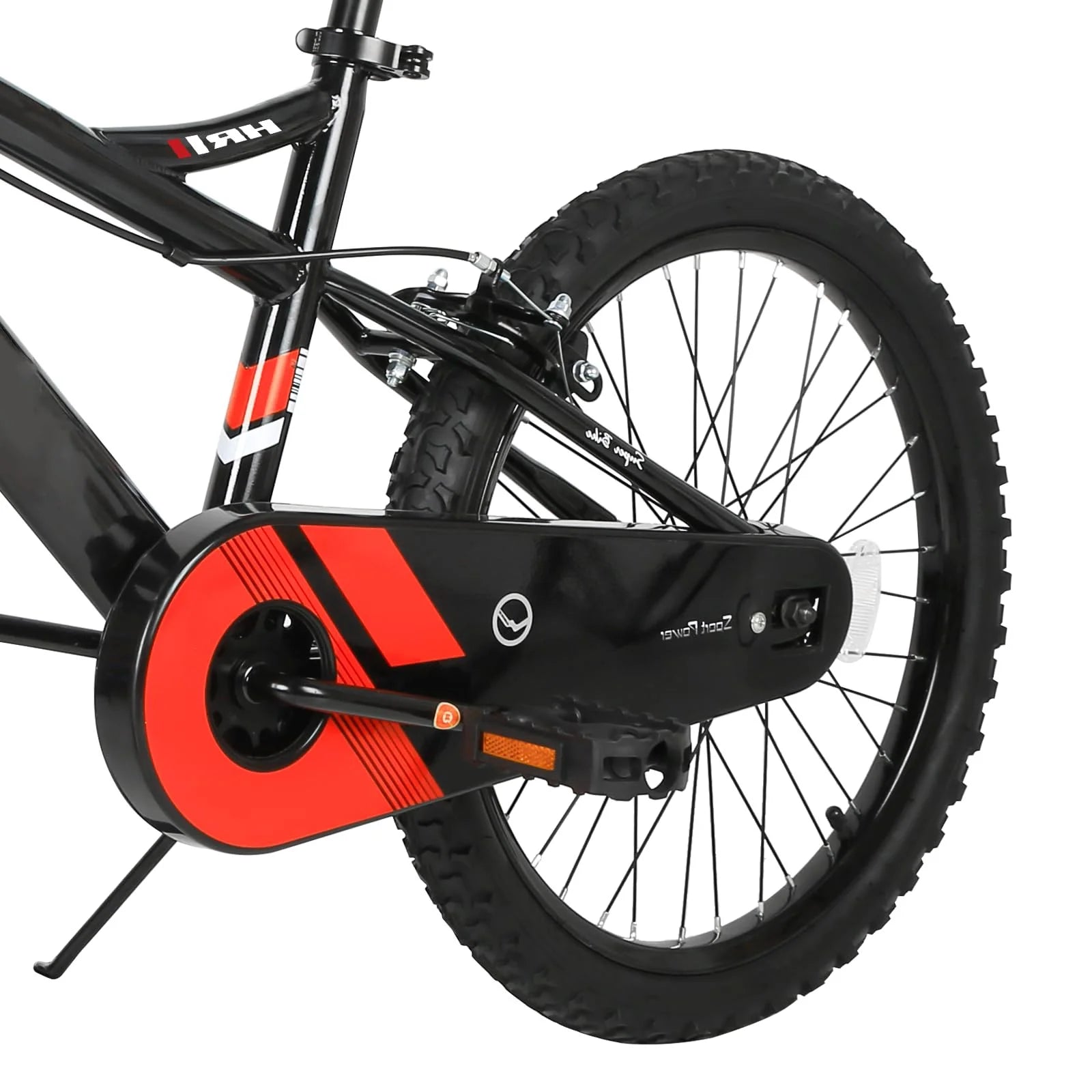Kids Bike Boy Bicycle 20 in for Children Age 6 - 12 Years Old Height 48 - 60 in Toddler Cycling Dual Hand Brakes Black Sport Outdoor Bikes