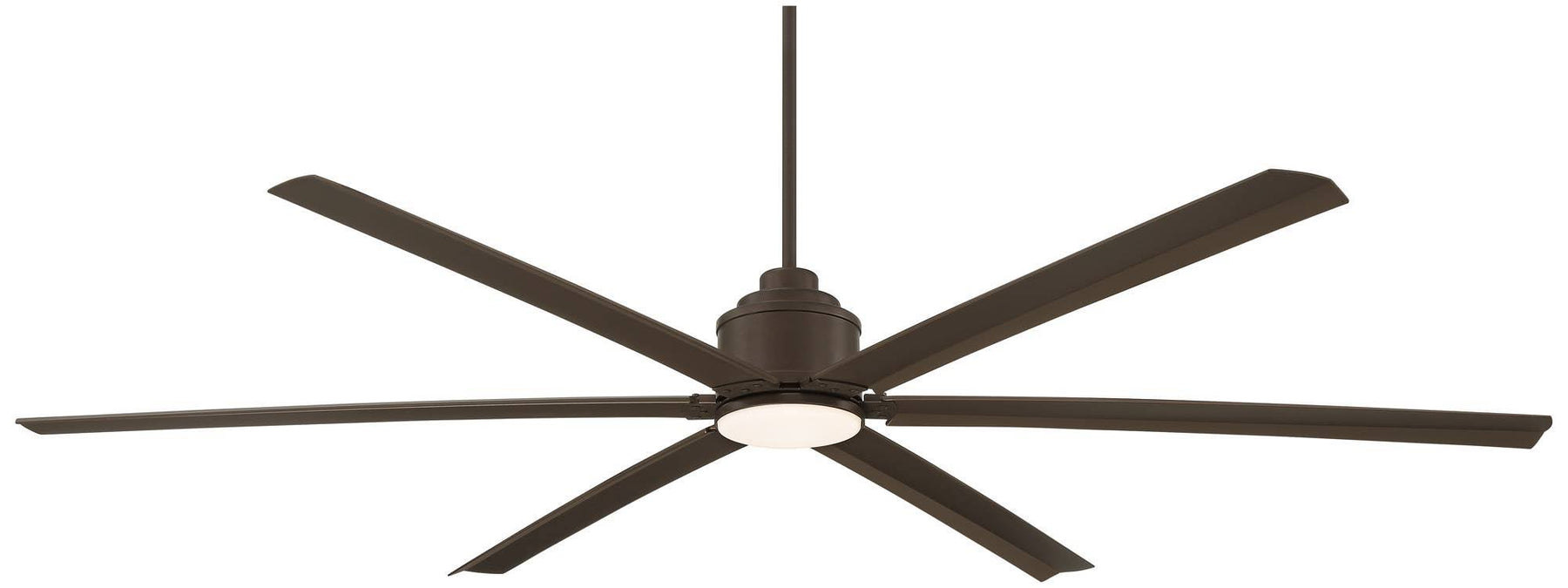Casa Vieja 84" Ultra Breeze Modern Industrial Outdoor Ceiling Fan with Dimmable LED Light Remote Control Oil Rubbed Bronze Wet Rated for Patio